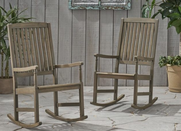 Mccomb Outdoor Rocking Chair (Set of 2)